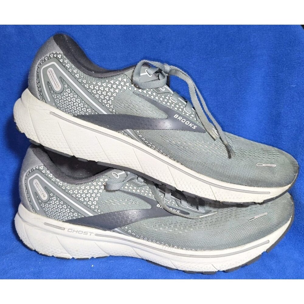 Brooks Ghost 14 Gray Alloy Men's 11.5 See Photos Good Used Condition G14 Grey - Picture 4 of 10